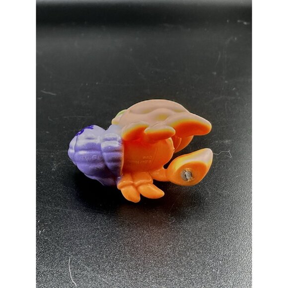 Littlest Pet Shop 352 Hermit Crab LPS Authentic Orange Green Eyes Pet Nooks G1 - Picture 5 of 8